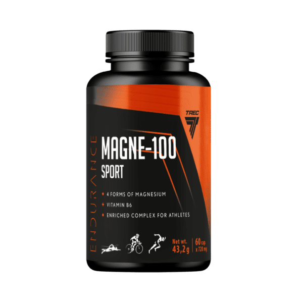 Magne-100 Sport ar magniju un B6 (60 kap.) TREC Endurance