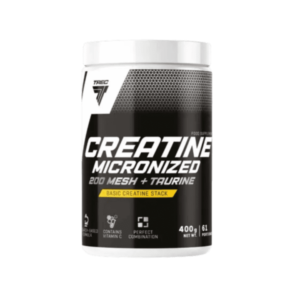 Mikronizēts kreatīns 200 Mesh + Taurīns (400g) TREC Core