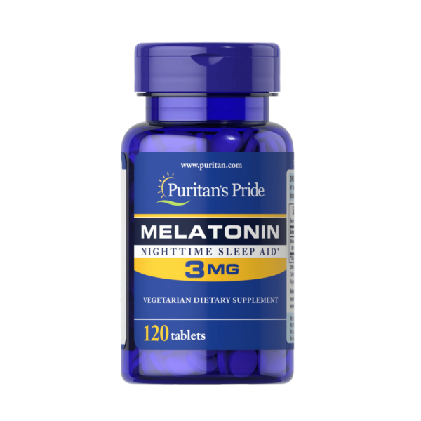 Melatonīns 3 mg (120 tabletes) Puritan's Pride